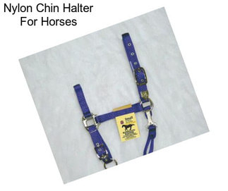 Nylon Chin Halter For Horses