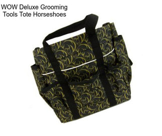 WOW Deluxe Grooming Tools Tote Horseshoes