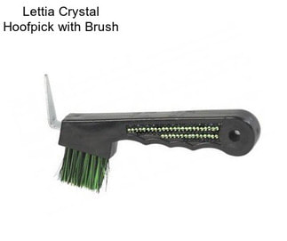 Lettia Crystal Hoofpick with Brush