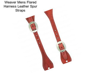 Weaver Mens Flared Harness Leather Spur Straps