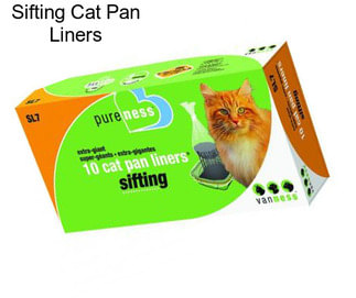 Sifting Cat Pan Liners