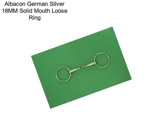 Albacon German Silver 18MM Solid Mouth Loose Ring