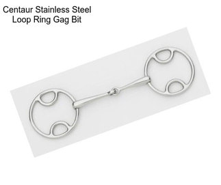 Centaur Stainless Steel Loop Ring Gag Bit