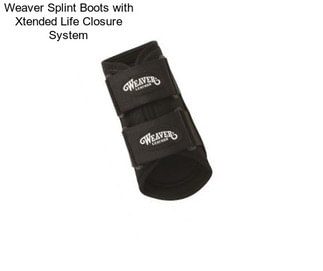 Weaver Splint Boots with Xtended Life Closure System
