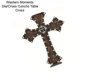 Western Moments Dia/Cross Concho Table Cross