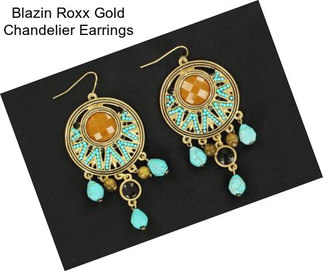 Blazin Roxx Gold Chandelier Earrings