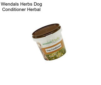 Wendals Herbs Dog Conditioner Herbal