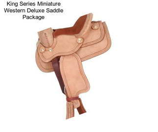 King Series Miniature Western Deluxe Saddle Package