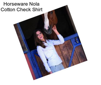 Horseware Nola Cotton Check Shirt