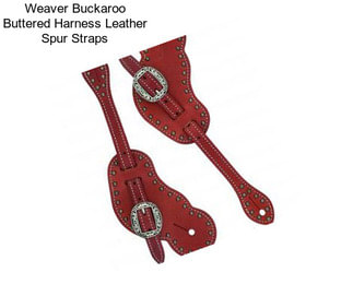 Weaver Buckaroo Buttered Harness Leather Spur Straps