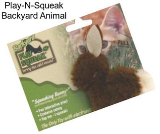 Play-N-Squeak Backyard Animal