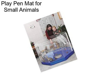 Play Pen Mat for Small Animals