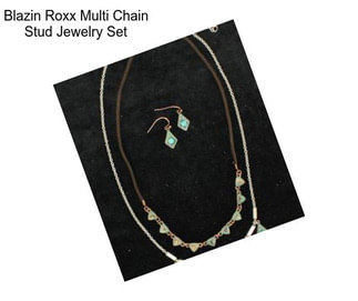 Blazin Roxx Multi Chain Stud Jewelry Set