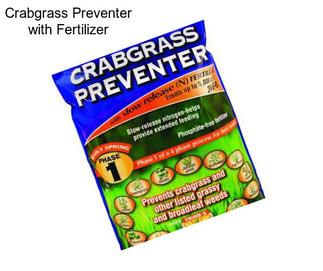 Crabgrass Preventer with Fertilizer