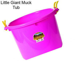 Little Giant Muck Tub