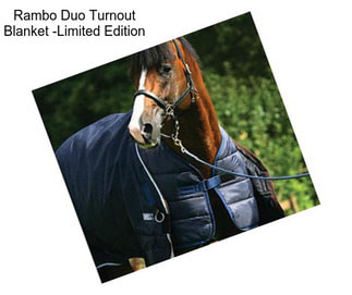 Rambo Duo Turnout Blanket -Limited Edition