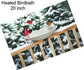 Heated Birdbath 20 inch