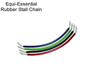 Equi-Essential Rubber Stall Chain