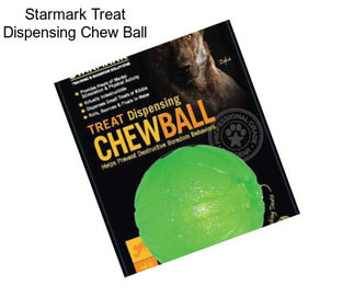 Starmark Treat Dispensing Chew Ball