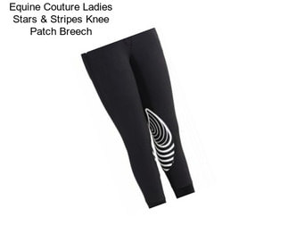 Equine Couture Ladies Stars & Stripes Knee Patch Breech