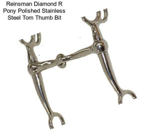 Reinsman Diamond R Pony Polished Stainless Steel Tom Thumb Bit