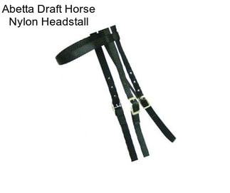 Abetta Draft Horse Nylon Headstall