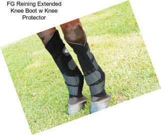 FG Reining Extended Knee Boot w Knee Protector