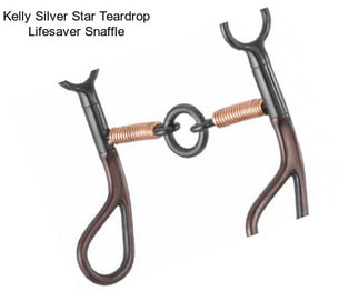 Kelly Silver Star Teardrop Lifesaver Snaffle