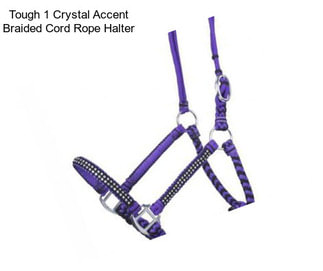 Tough 1 Crystal Accent Braided Cord Rope Halter