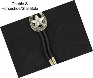 Double S Horseshoe/Star Bolo