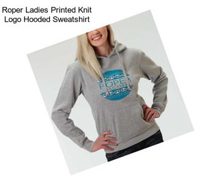 Roper Ladies Printed Knit Logo Hooded Sweatshirt