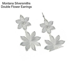 Montana Silversmiths Double Flower Earrings