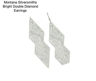 Montana Silversmiths Bright Double Diamond Earrings