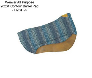 Weaver All Purpose 28x34 Contour Barrel Pad - H25/H25