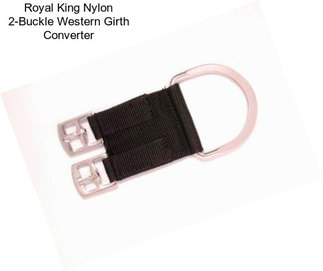 Royal King Nylon 2-Buckle Western Girth Converter