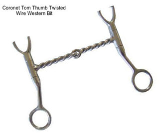 Coronet Tom Thumb Twisted Wire Western Bit