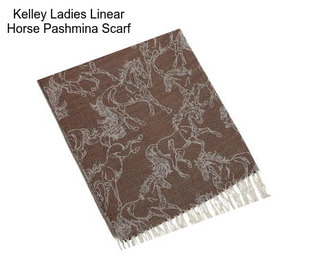 Kelley Ladies Linear Horse Pashmina Scarf