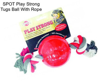 SPOT Play Strong Tugs Ball With Rope