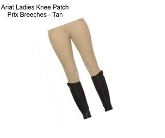 Ariat Ladies Knee Patch Prix Breeches - Tan
