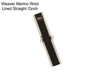 Weaver Merino Wool Lined Straight Cinch