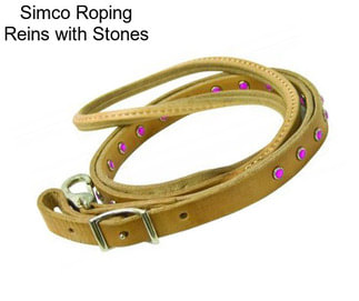 Simco Roping Reins with Stones