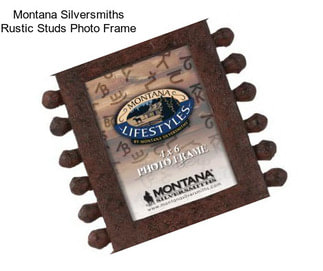 Montana Silversmiths Rustic Studs Photo Frame