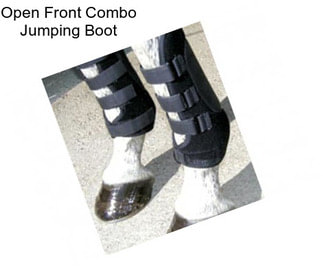 Open Front Combo Jumping Boot