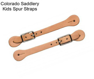 Colorado Saddlery Kids Spur Straps