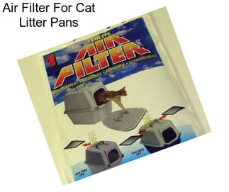 Air Filter For Cat Litter Pans