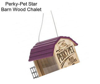 Perky-Pet Star Barn Wood Chalet