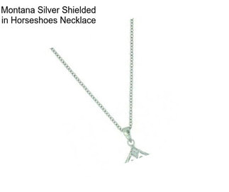 Montana Silver Shielded in Horseshoes Necklace