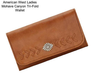 American West Ladies Mohave Canyon Tri-Fold Wallet