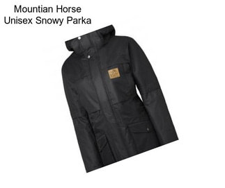 Mountian Horse Unisex Snowy Parka