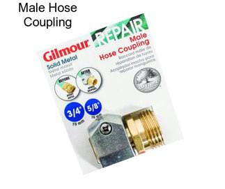 Male Hose Coupling